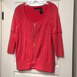 DKNY Active zippier cardigan, M